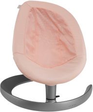 Шезлонг-гойдалка Nuna Leaf Grow Peach з ігрою дугою (0-60кг)